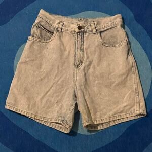 Vintage light wash denim shorts